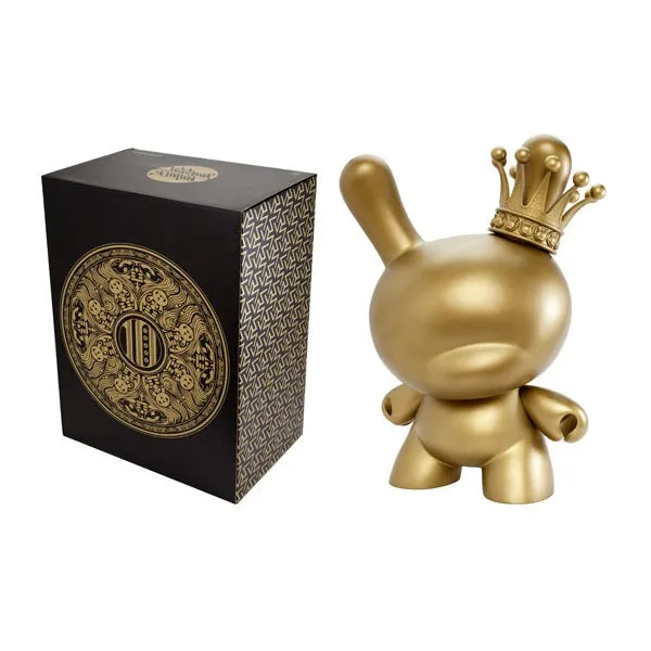 Kidrobot Gold King Dunny 8" Vinyl Figure
