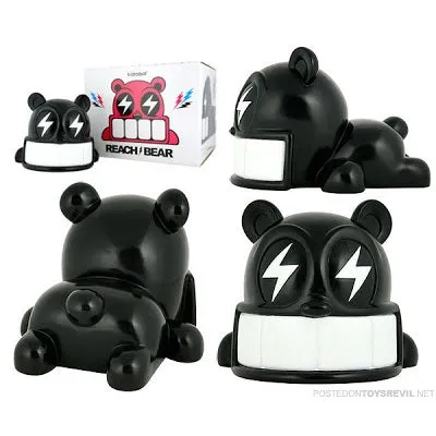 Kidrobot x Reach Bear - Super Glossy Black