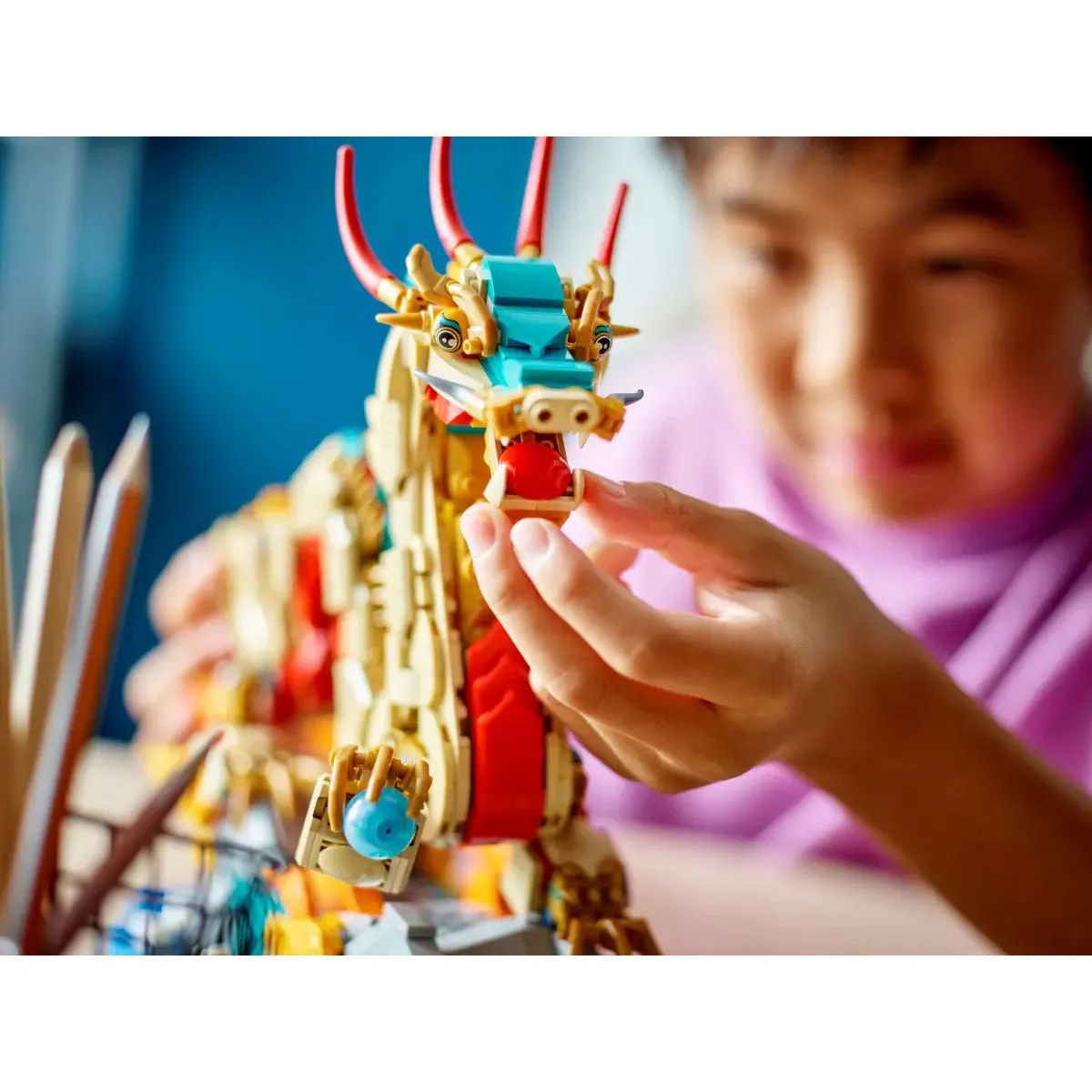 Lego Auspicious Dragon 80112, 1171 pieces