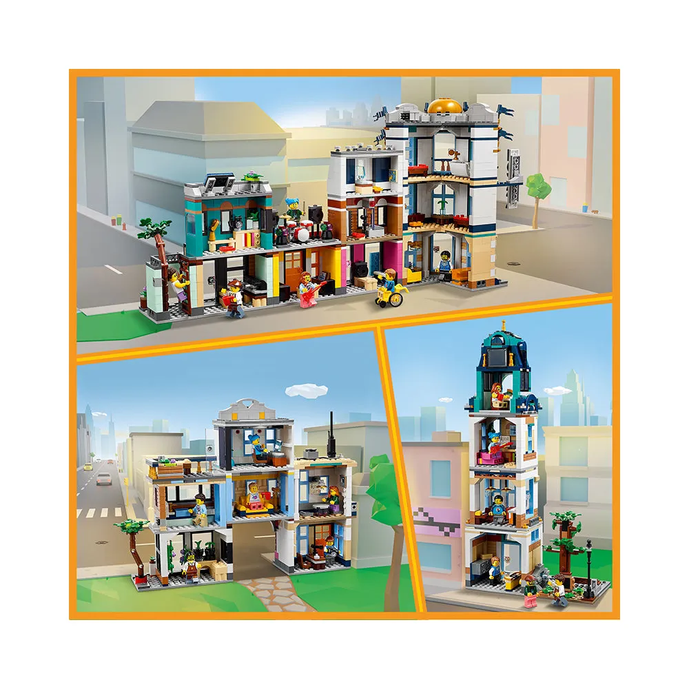 LEGO Creator Main Street 31141 Building Toy Set (1,459 Pieces)