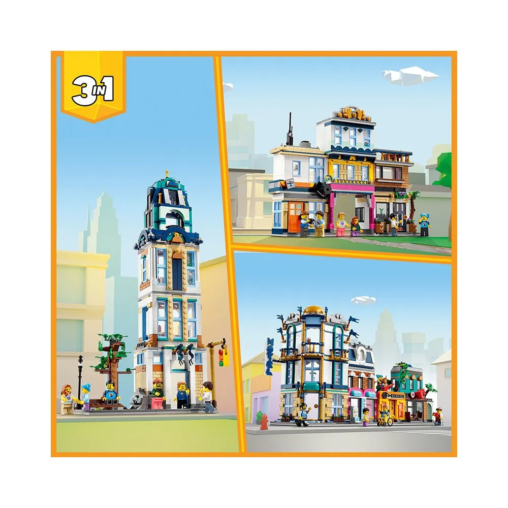 LEGO Creator Main Street 31141 Building Toy Set (1,459 Pieces)