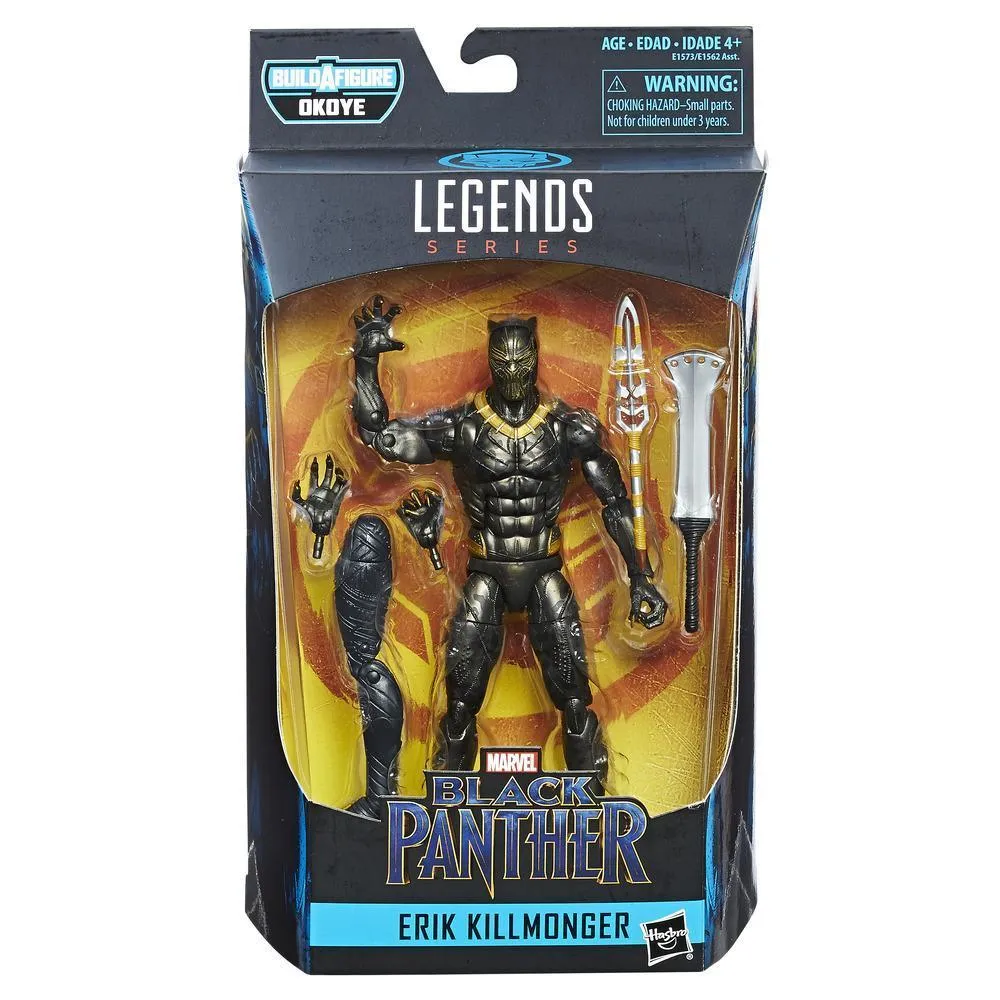 Marvel Black Panther Legends Erik Killmonger Figure