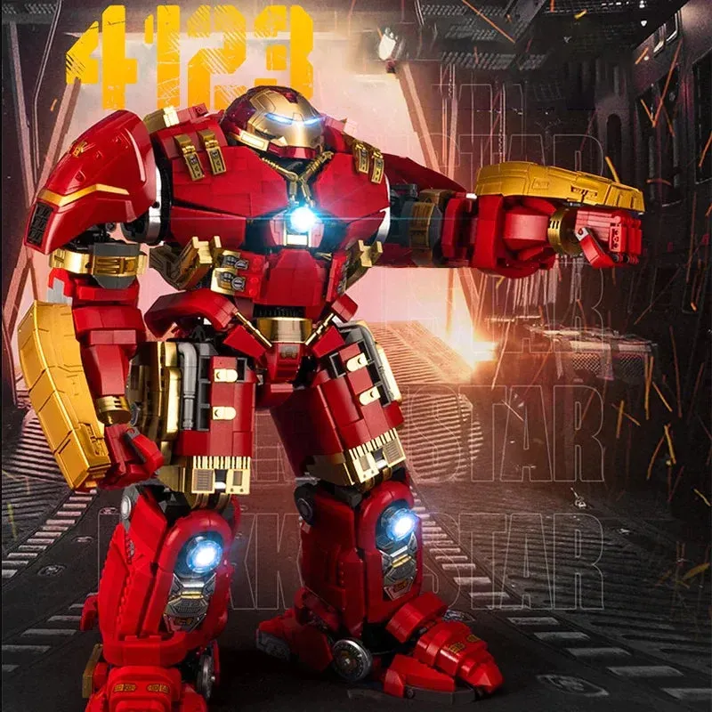 MOC Mecha MK44 Hulkbuster Armor Robot Bricks Toy