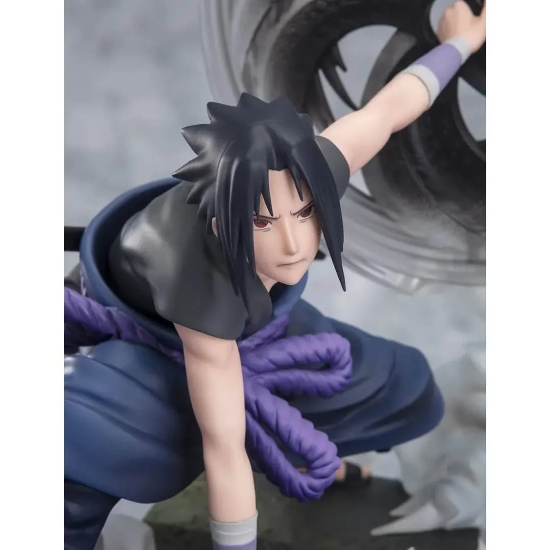 Naruto: Shippuden Sasuke Uchiha The Light & Dark of the Mangekyo Sharingan FiguartsZERO Extra Battle Statue by Bandai