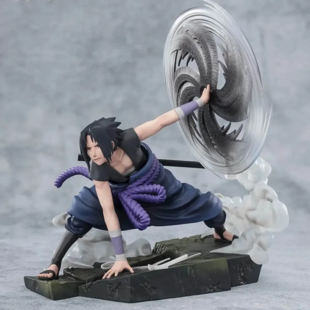 Naruto: Shippuden Sasuke Uchiha The Light & Dark of the Mangekyo Sharingan FiguartsZERO Extra Battle Statue by Bandai