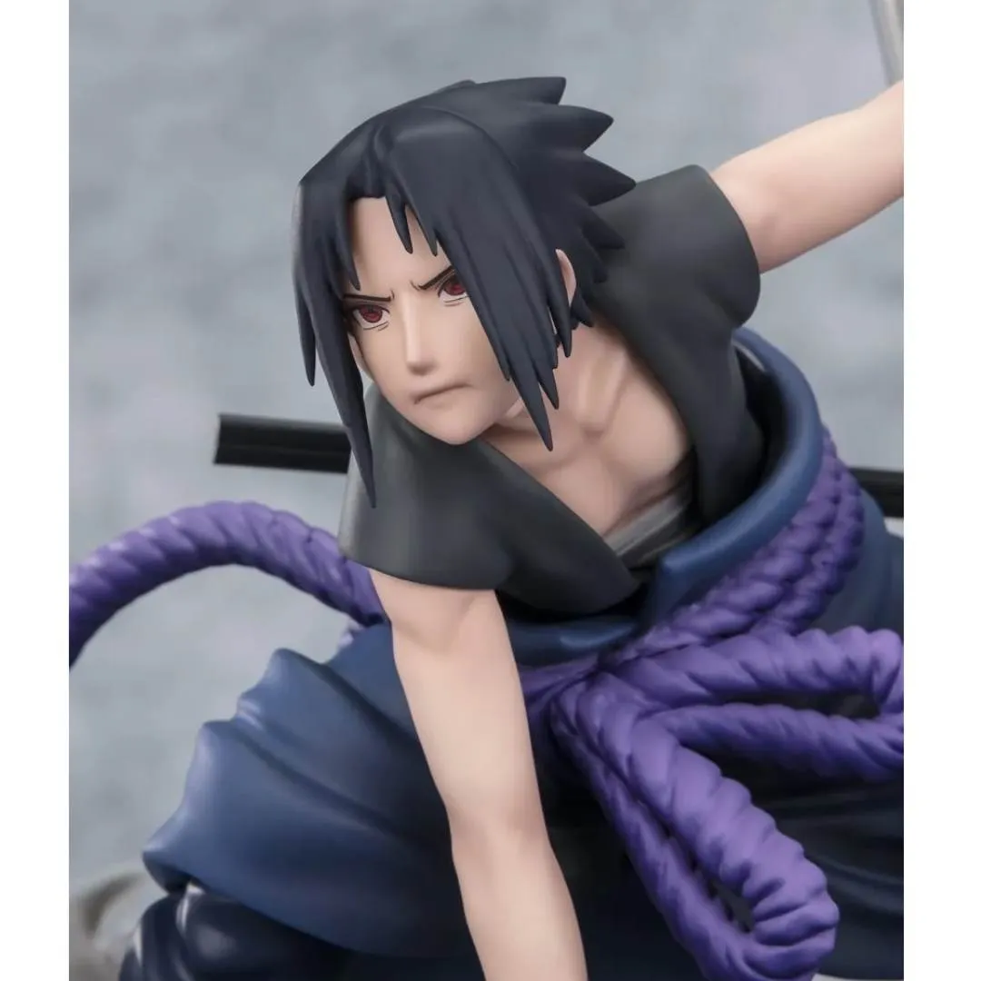 Naruto: Shippuden Sasuke Uchiha The Light & Dark of the Mangekyo Sharingan FiguartsZERO Extra Battle Statue by Bandai