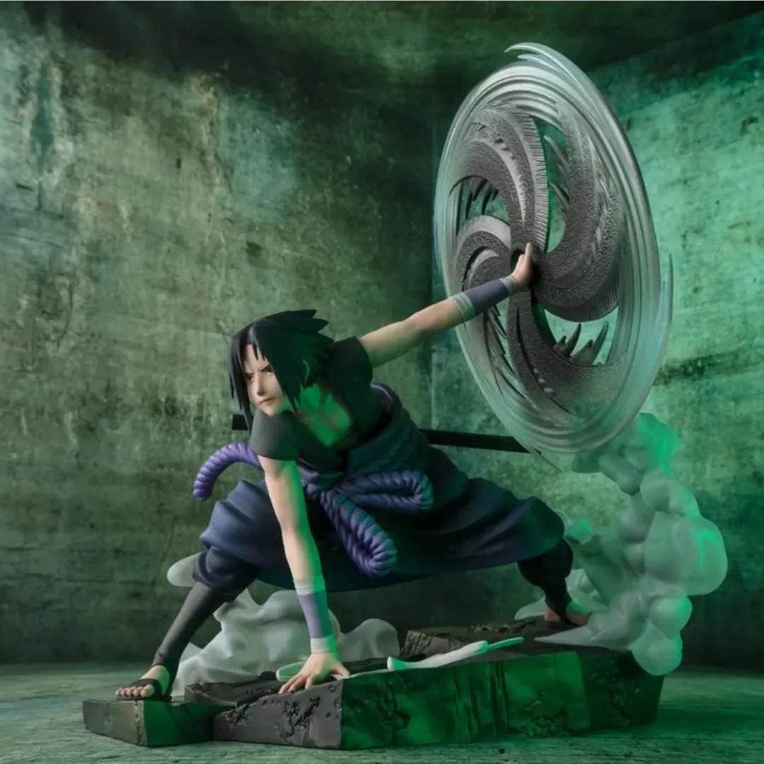 Naruto: Shippuden Sasuke Uchiha The Light & Dark of the Mangekyo Sharingan FiguartsZERO Extra Battle Statue by Bandai