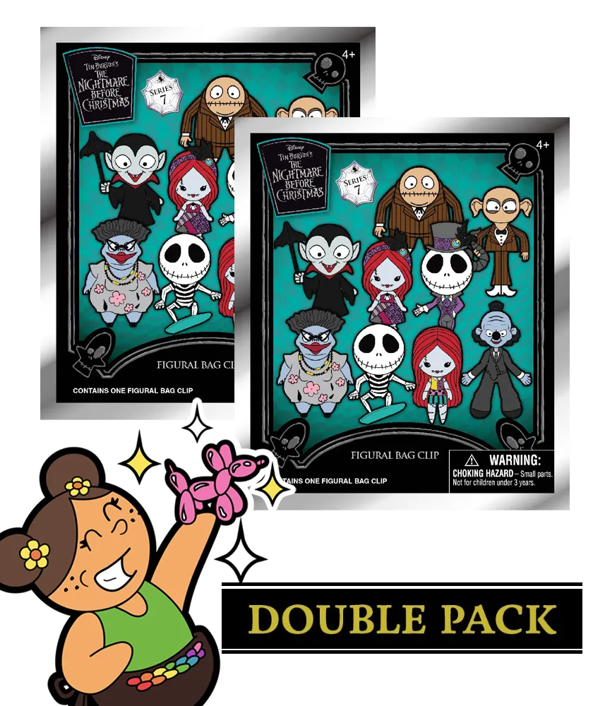 Nightmare Before Christmas - Series 7 - 3D Foam Bag Clip