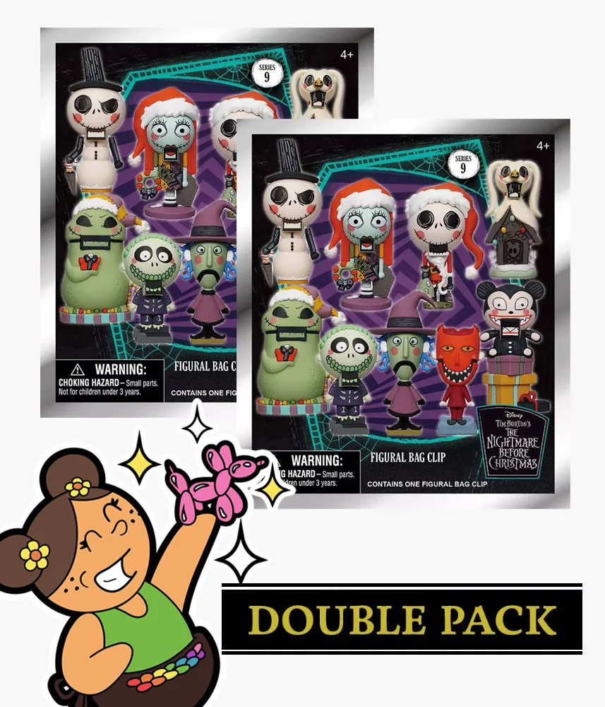 Nightmare Before Christmas - Series 9 - 3D Foam Bag Clip