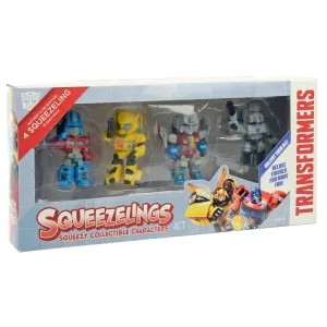 Pack Of 4 Transformers Squeezelings Deluxe Action Figures 6cm