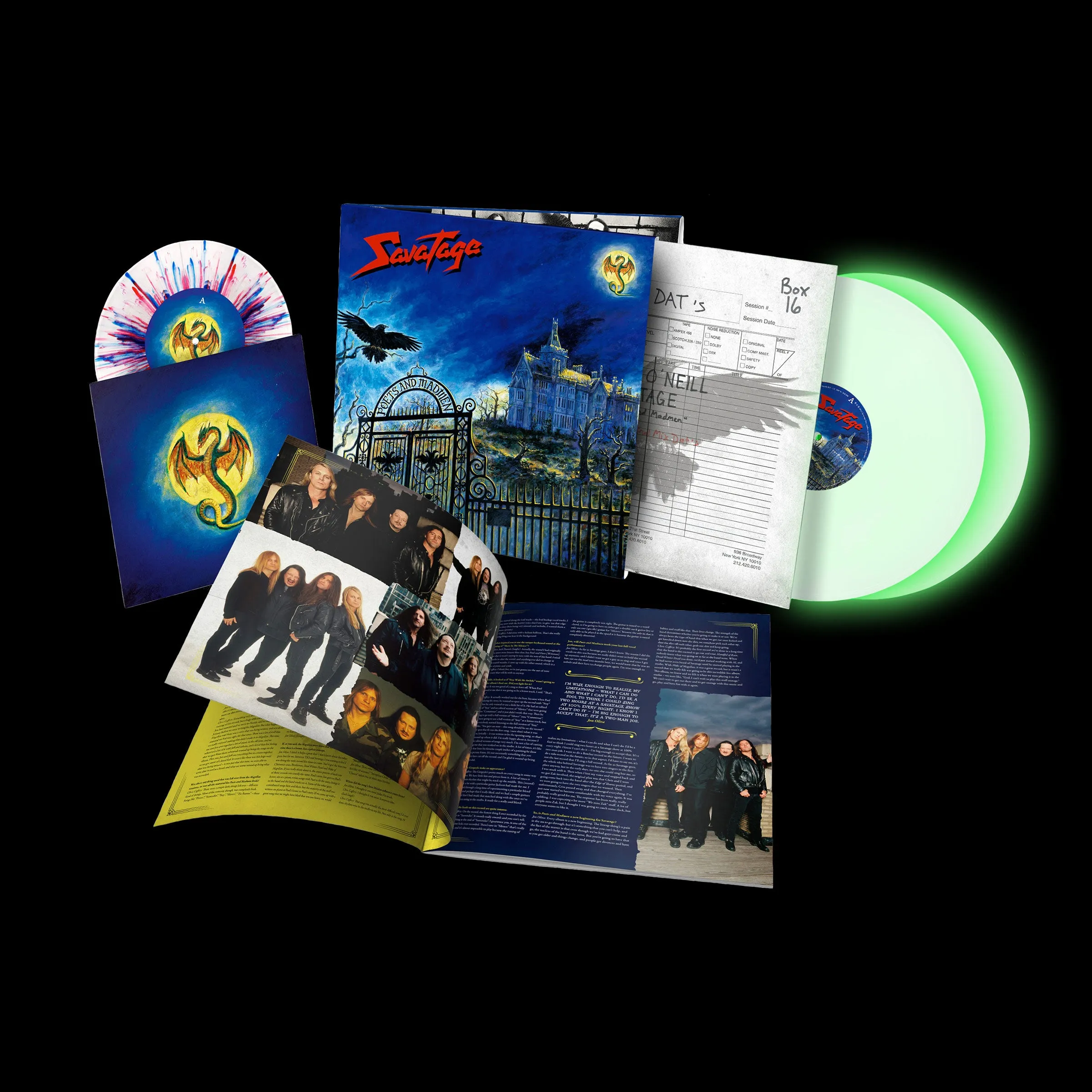 Poets & Madmen LP Glow In The Dark 2P Gatefold Edition   exclusive 7” Single