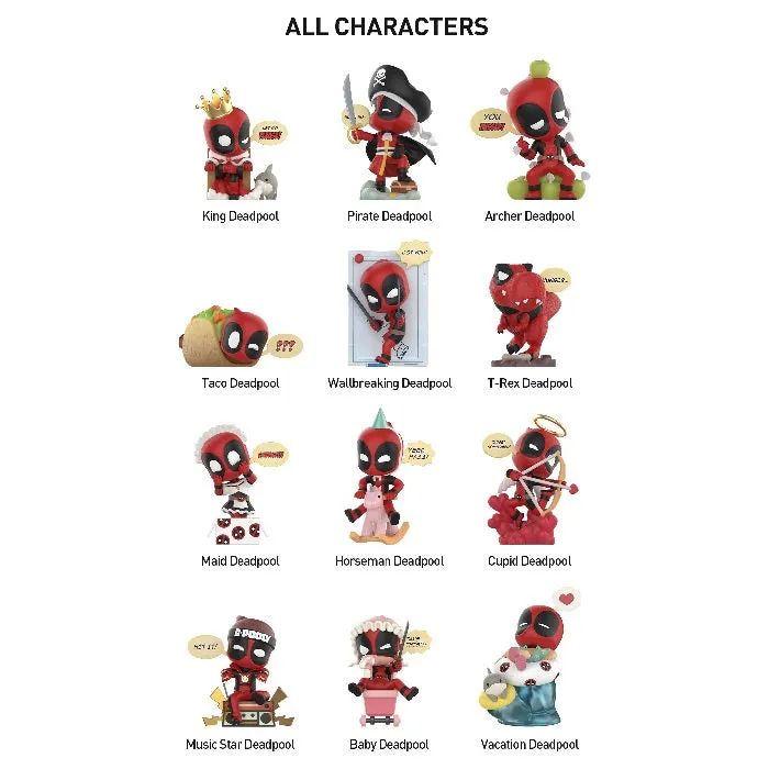POP MART Marvel Deadpool Series Figures [1 Blind Box]