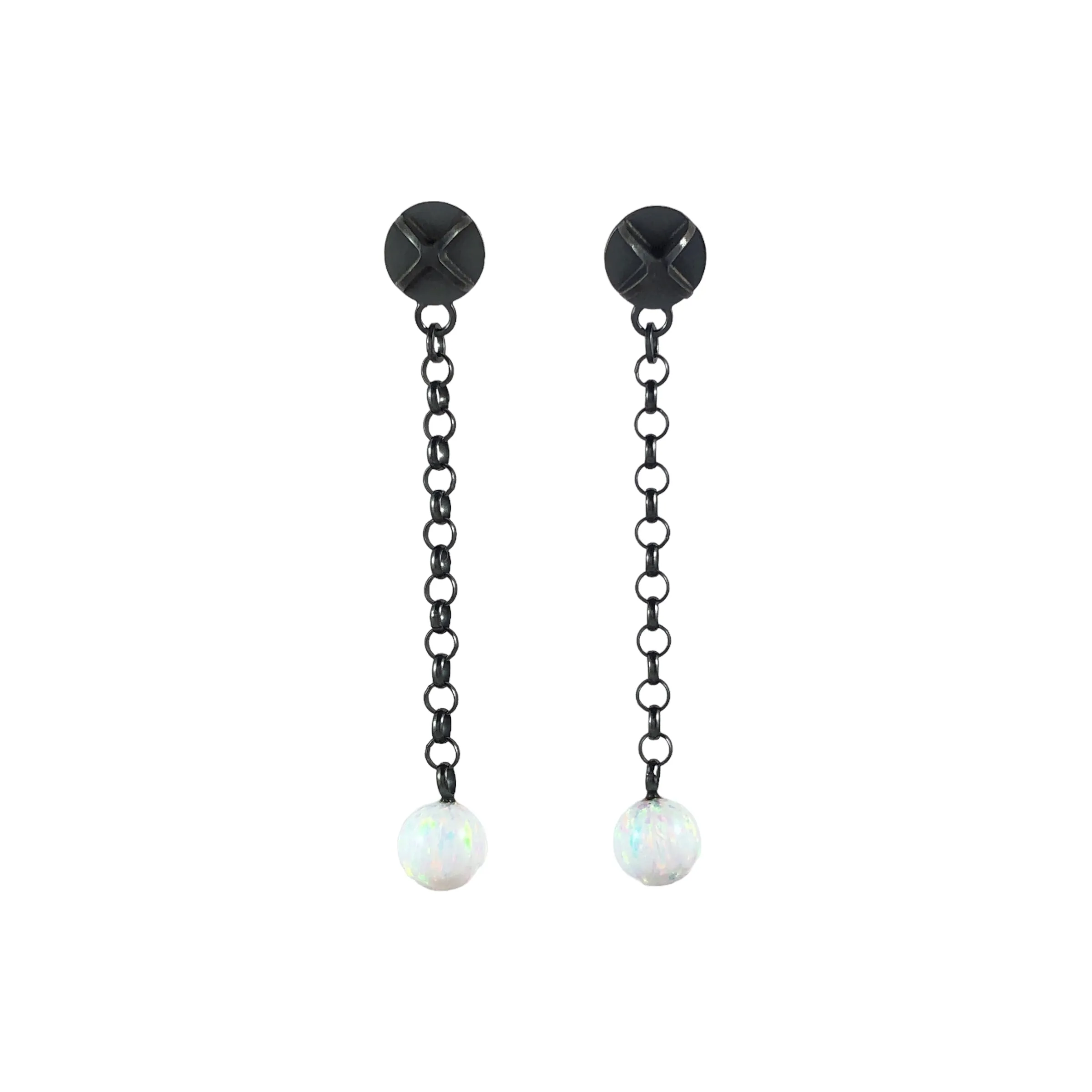 Pop Up Opal Drop Earrings -  Erica Bello