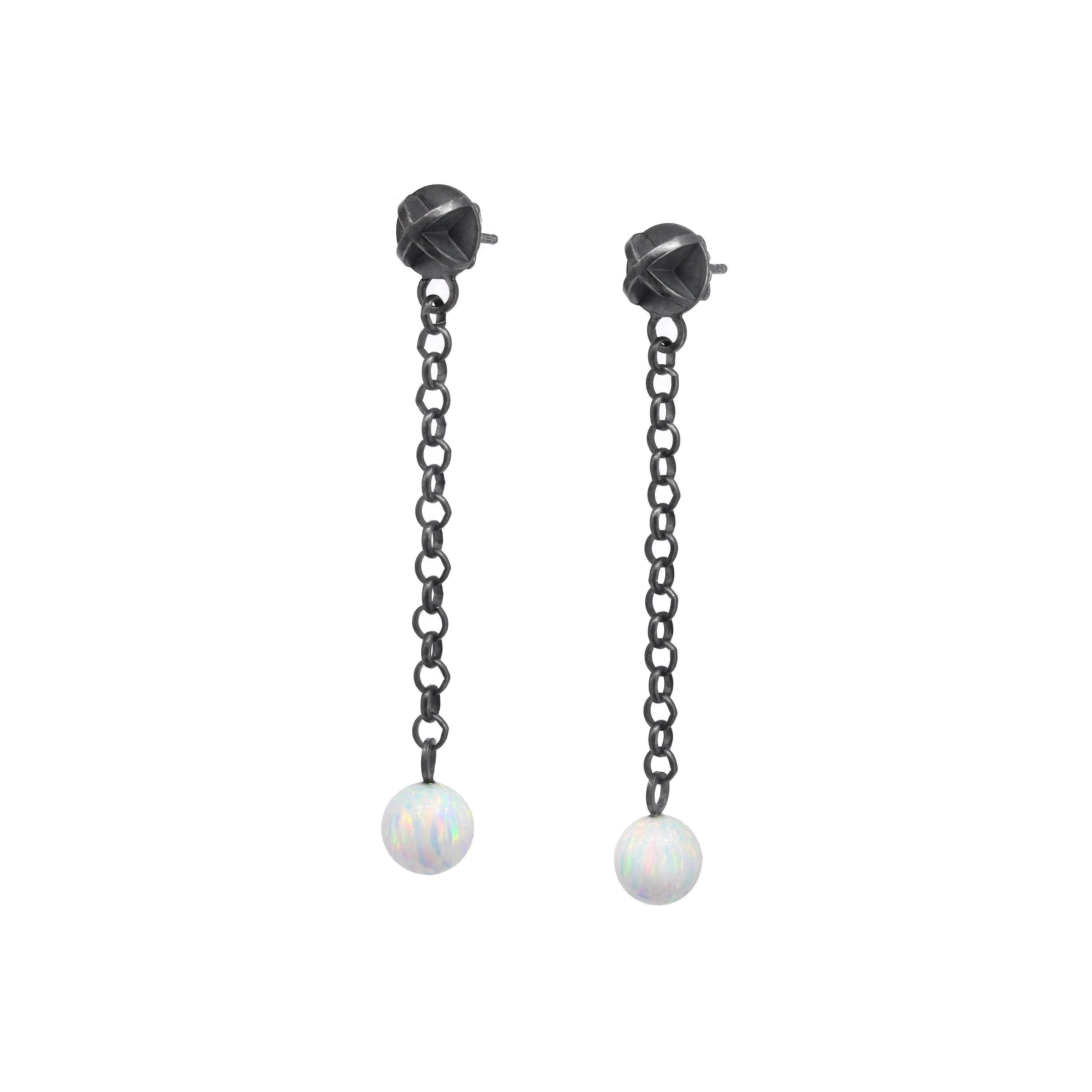 Pop Up Opal Drop Earrings -  Erica Bello