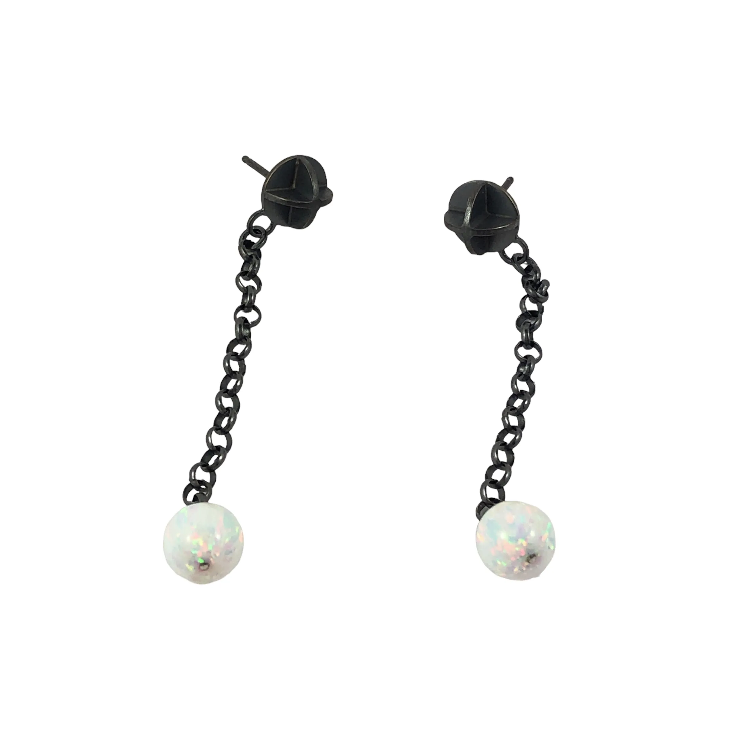 Pop Up Opal Drop Earrings -  Erica Bello