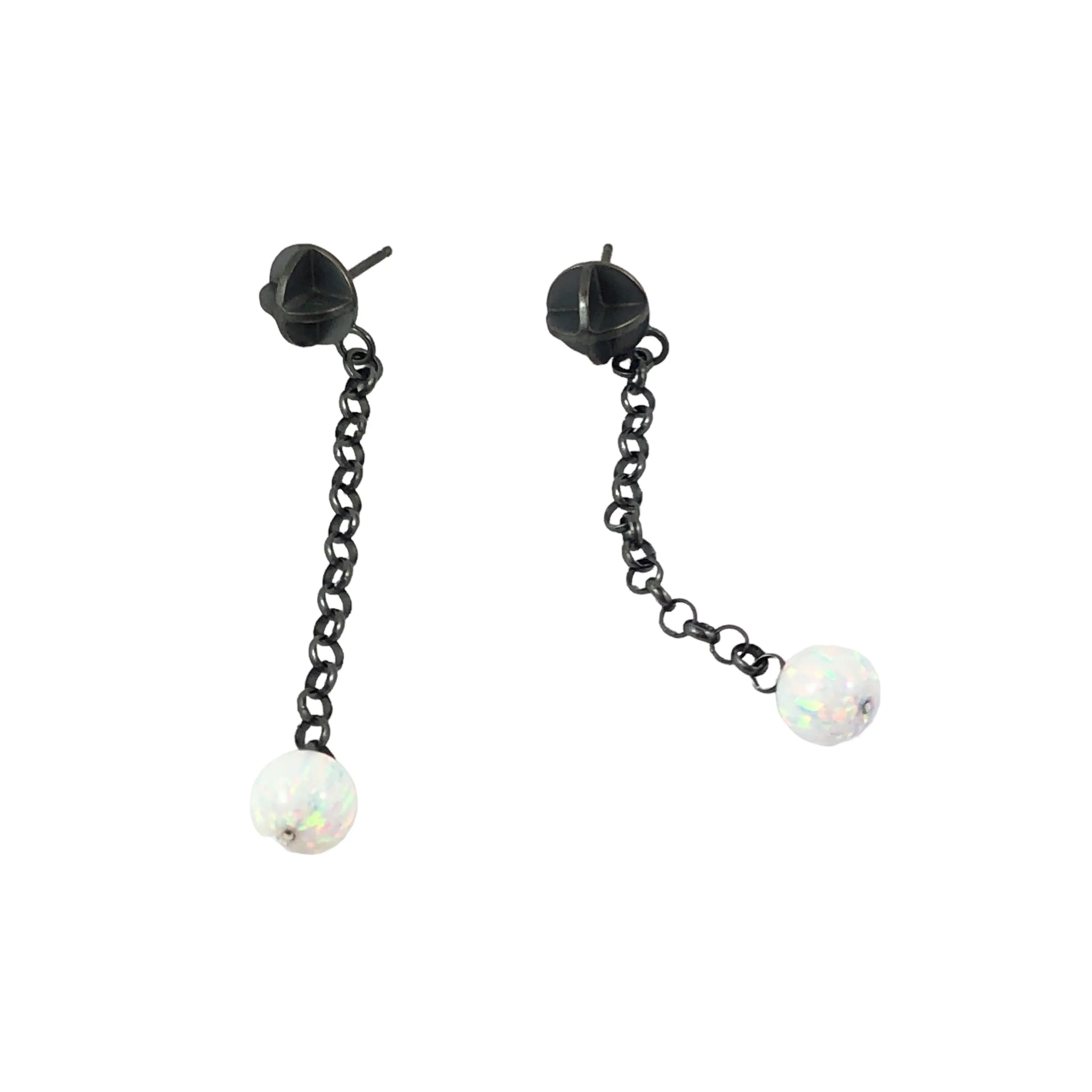 Pop Up Opal Drop Earrings -  Erica Bello