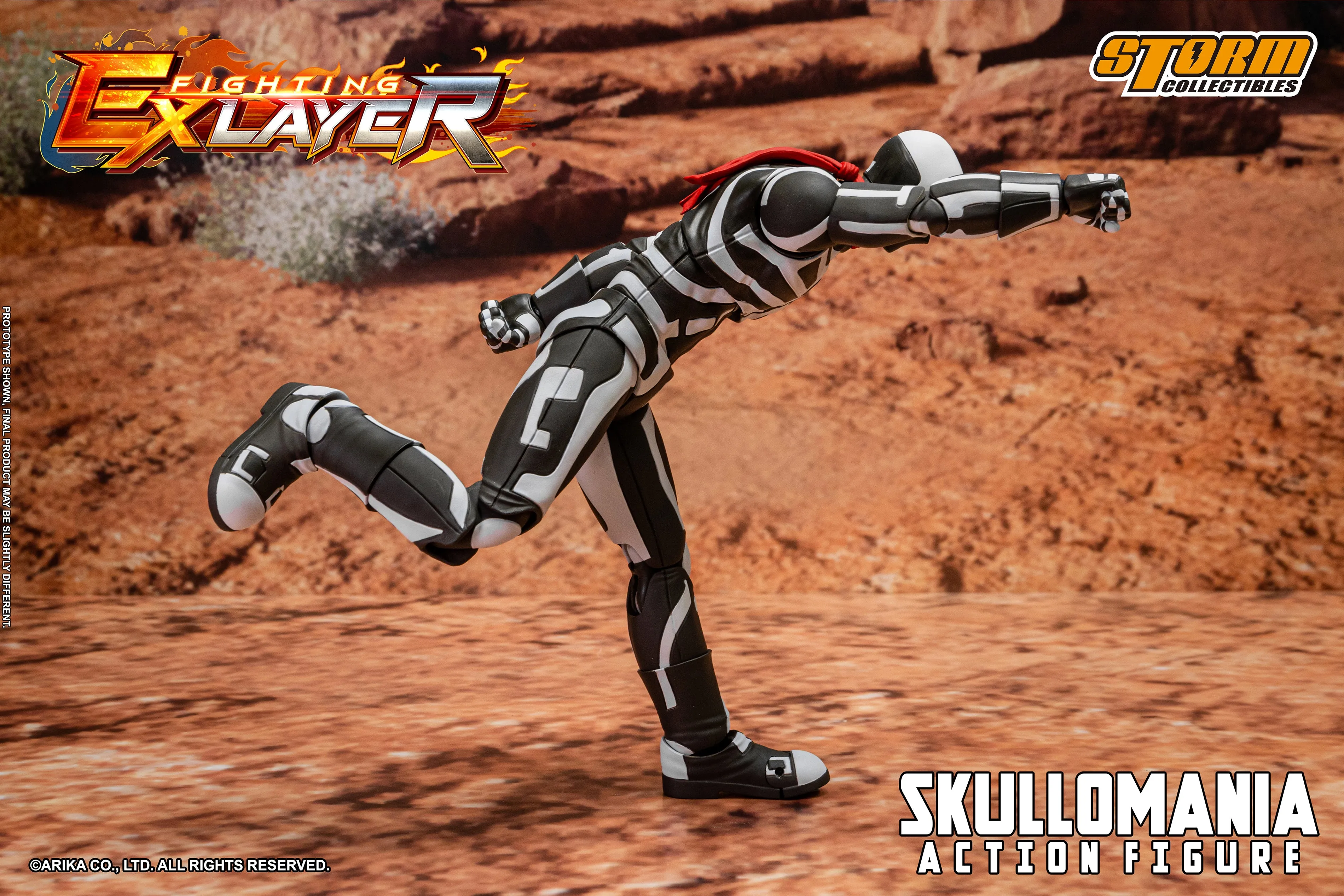 Pre Order Skullomania "Street Fighter EX" - Storm Collectibles Action Figure