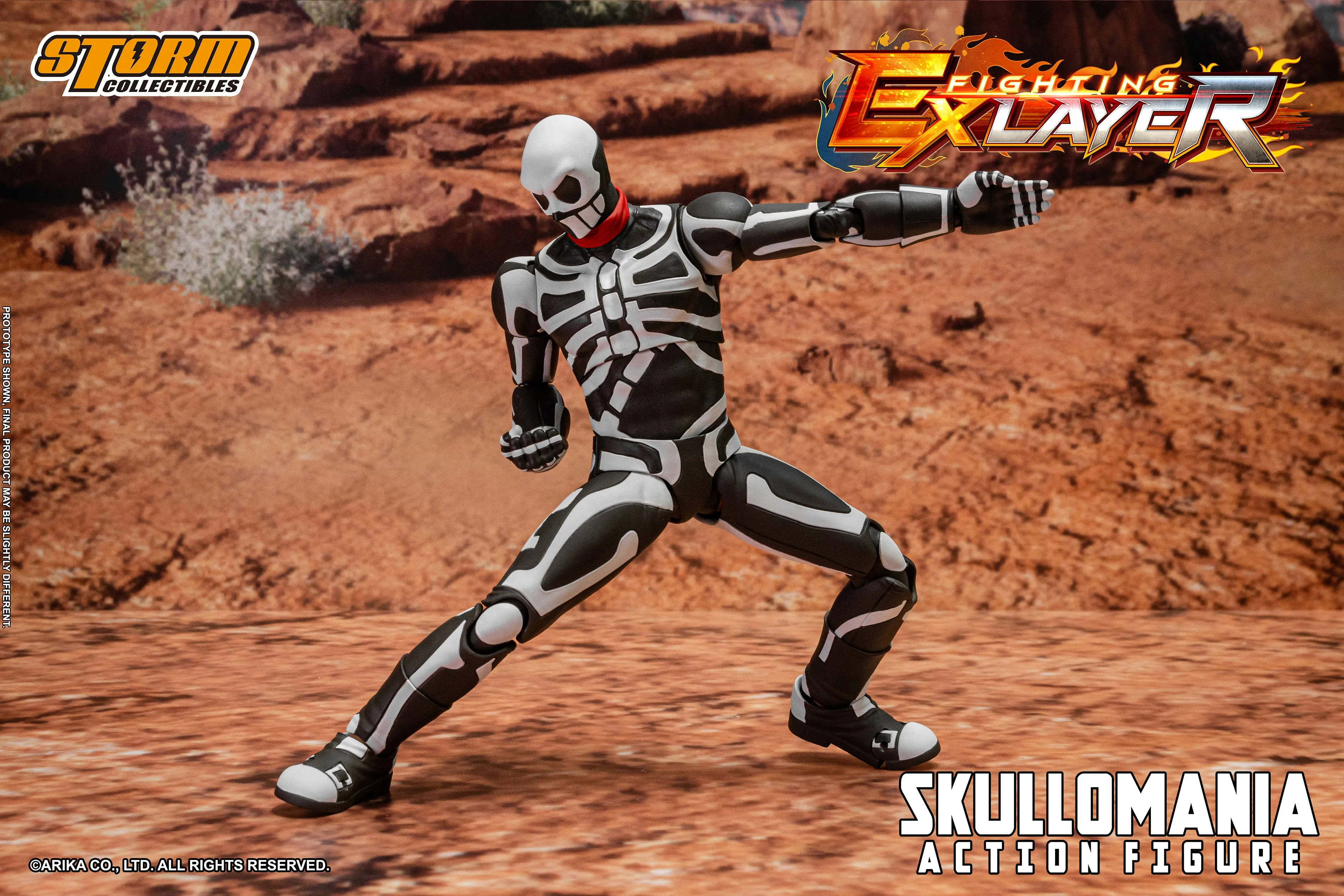 Pre Order Skullomania "Street Fighter EX" - Storm Collectibles Action Figure