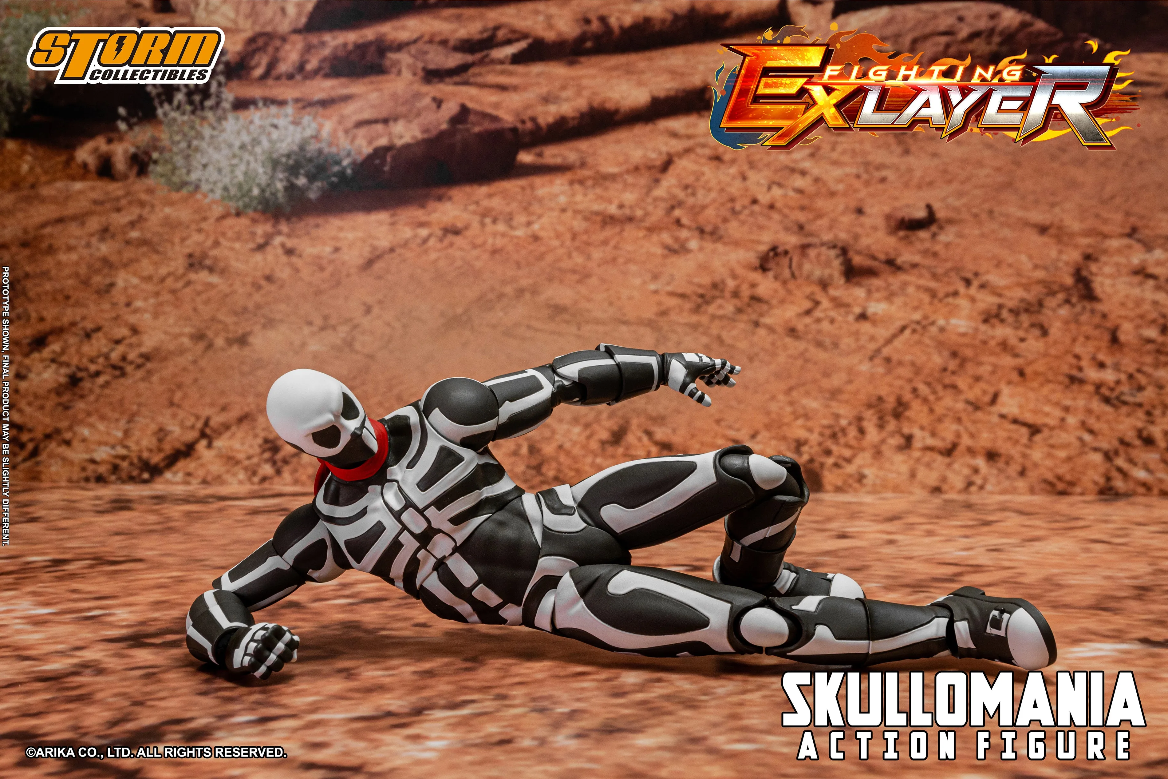 Pre Order Skullomania "Street Fighter EX" - Storm Collectibles Action Figure