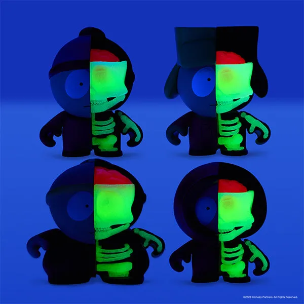 South Park Anatomy Boys 2" Vinyl Figure 4-Pack Glow-in-the-Dark Edition