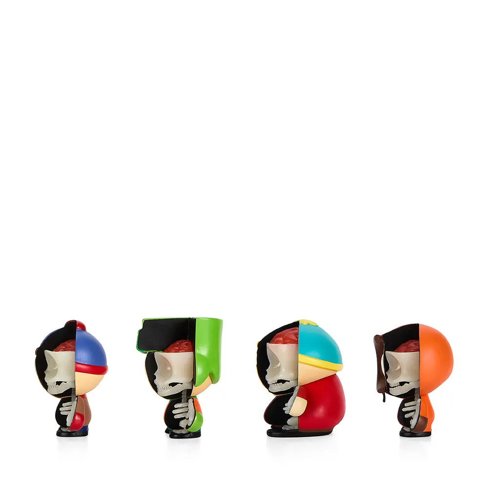 South Park Anatomy Boys 2" Vinyl Figure 4-Pack Glow-in-the-Dark Edition