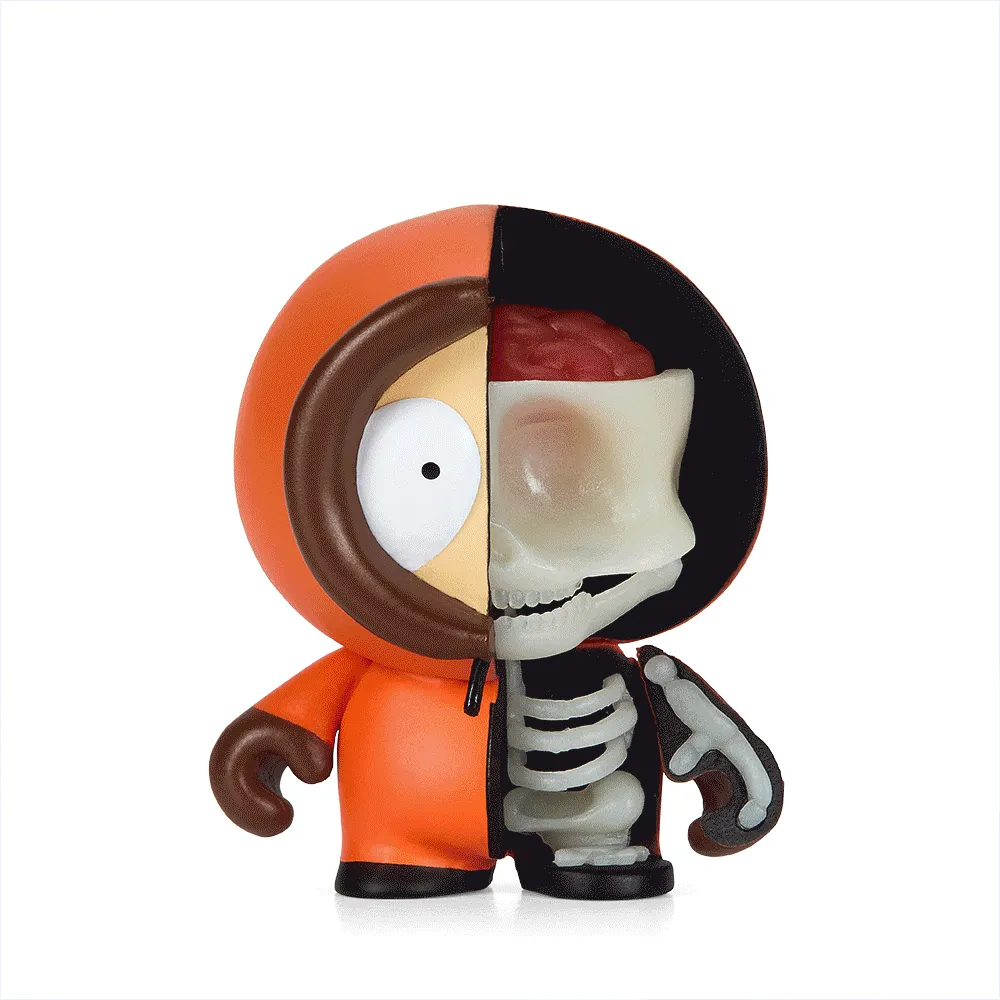 South Park Anatomy Boys 2" Vinyl Figure 4-Pack Glow-in-the-Dark Edition