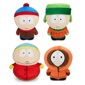 South Park Stan, Kyle, Kenny and Cartman 8" Phunny Plush Set by Kidrobot