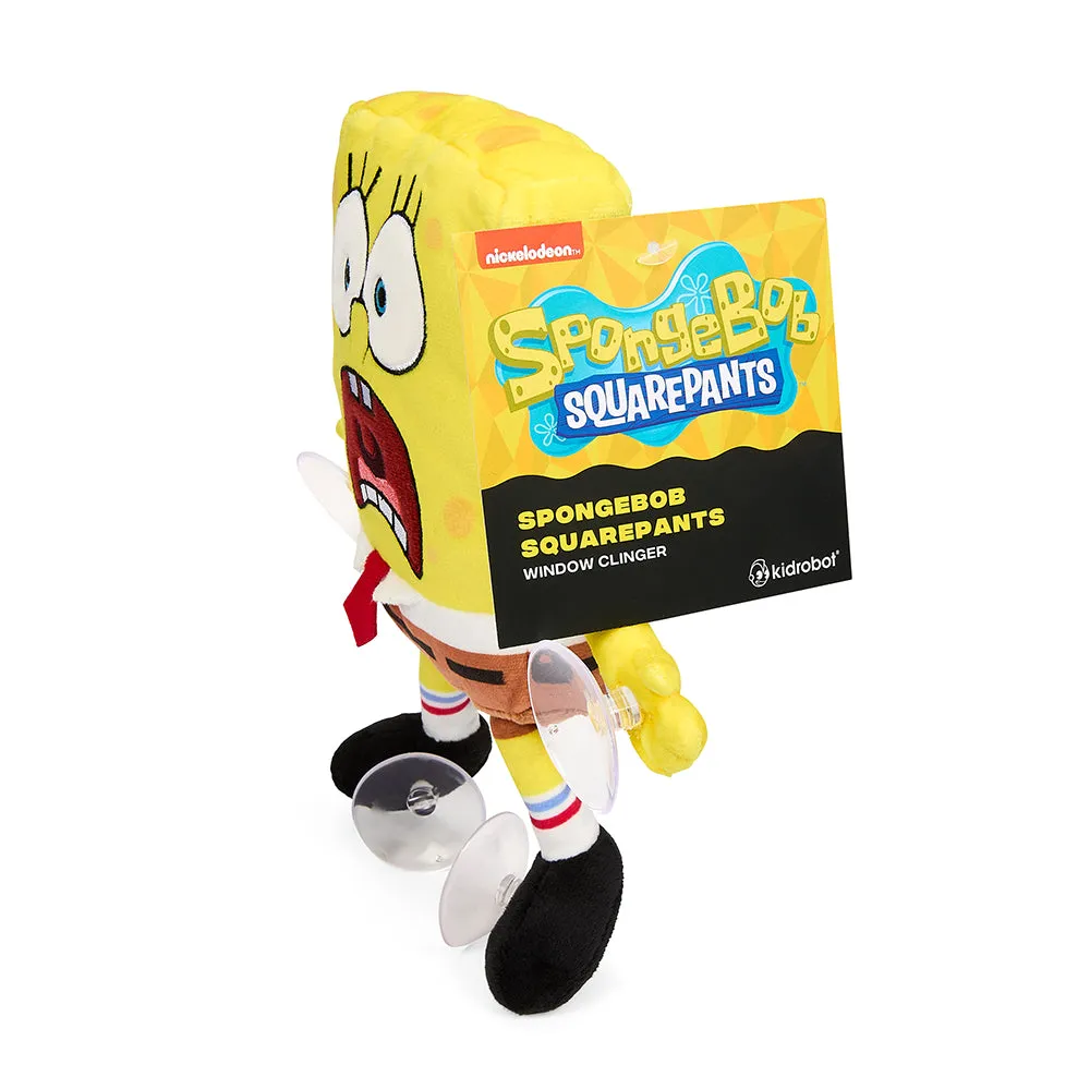 SpongeBob SquarePants - 8" Plush Window Clinger - Scared SpongeBob