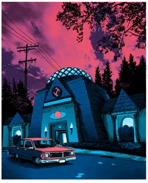 Steve Guttenberg's Career Glow AP Silkscreen Print by Tim Doyle
