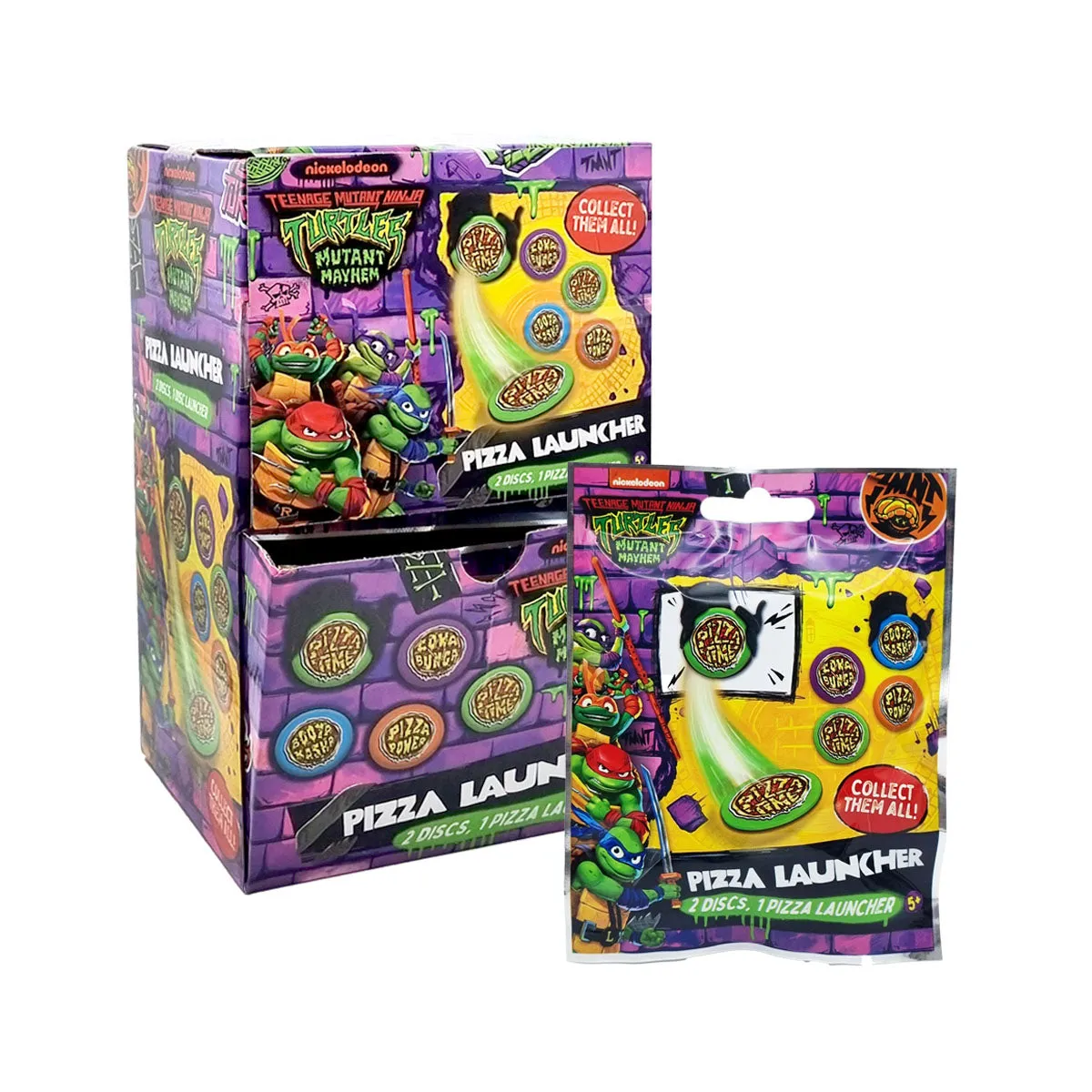 Teenage Mutant Ninja Turtles Pizza Launcher   Discs Mini Collectible Blind Bag