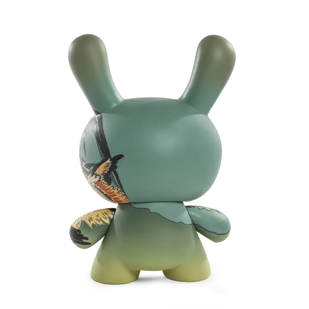 The Met 8" Masterpiece Vinyl Art Dunny - Rooster, Hen and Chicken with Spiderwort by Katsushika Hokusai (PRE-ORDER)