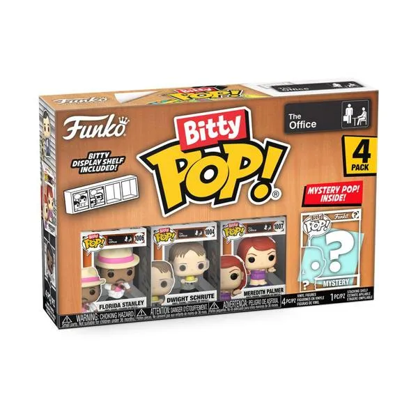 The Office- Florida Stanley Bitty Pop! 4PK RS