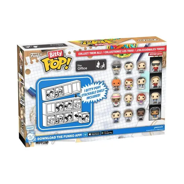 The Office- Florida Stanley Bitty Pop! 4PK RS