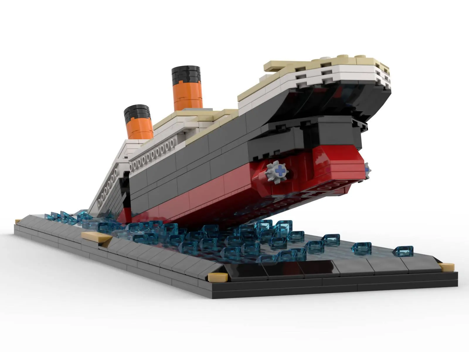 Titanic Sinking Scene