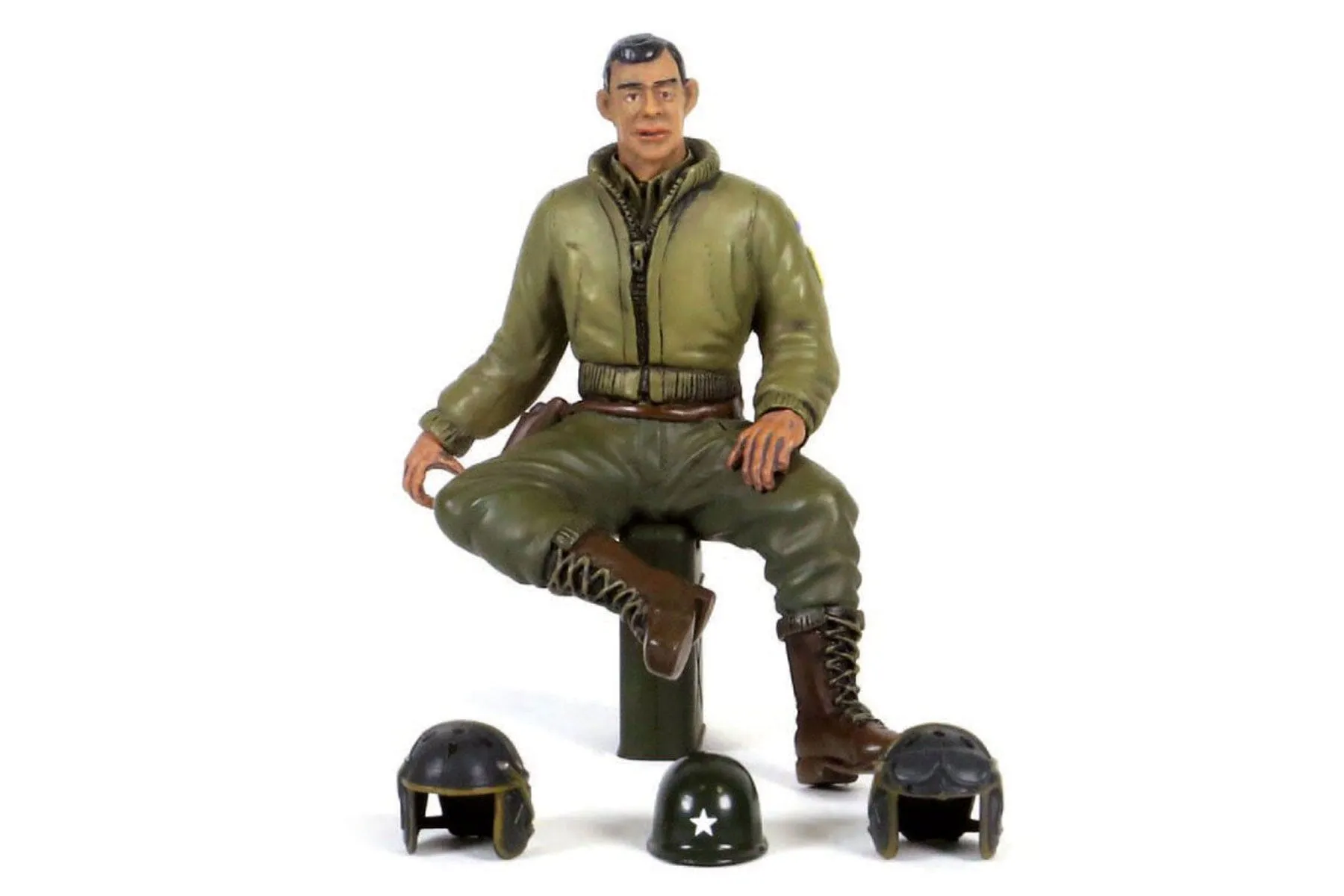 Torro 1/16 Scale Figure 2nd Lieutenant G. Clark Sitting