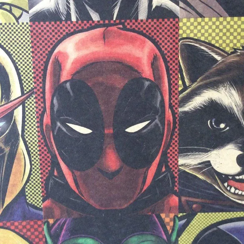 Vintage Superheroes Poster