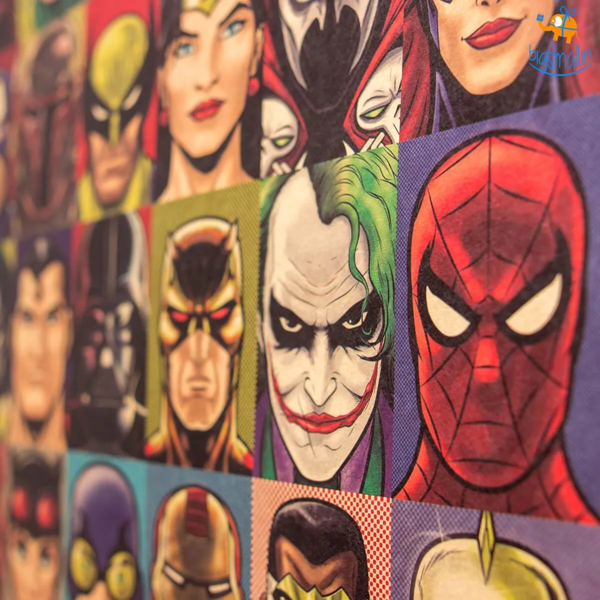Vintage Superheroes Poster