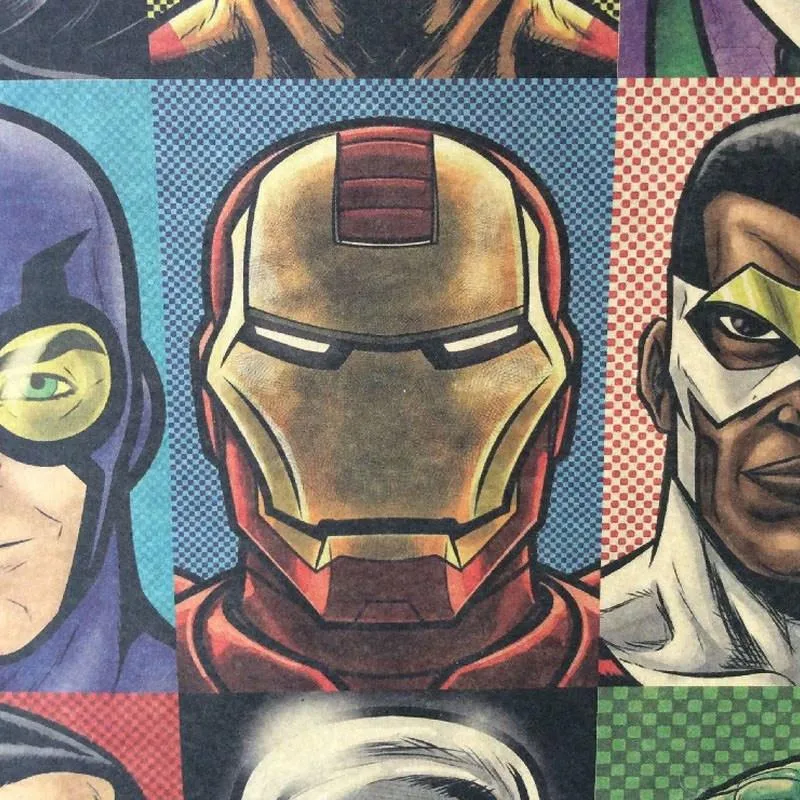 Vintage Superheroes Poster