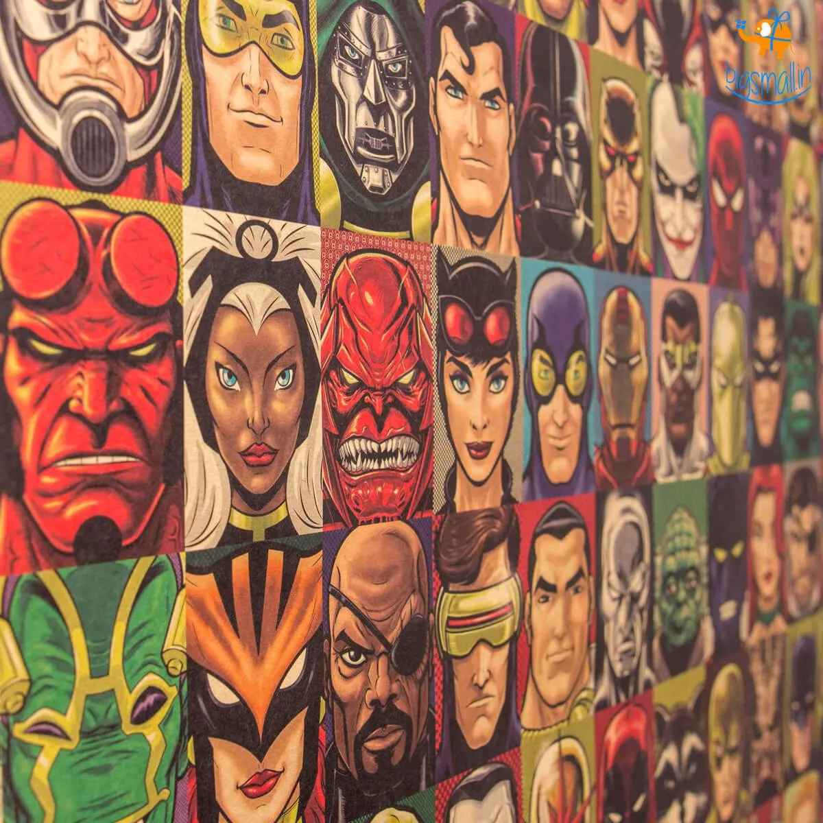 Vintage Superheroes Poster