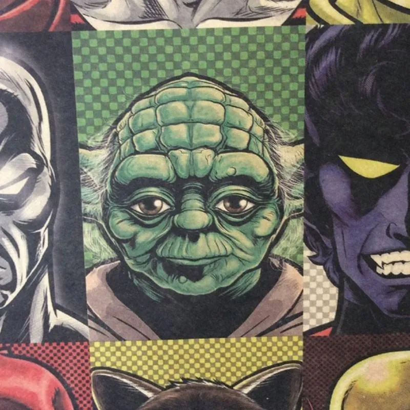 Vintage Superheroes Poster